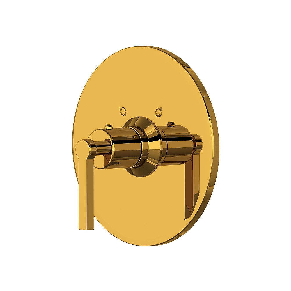 Rohl A4214LMULB Lombardia® 3/4" Thermostatic Trim Without Volume Control - Unlacquered Brass