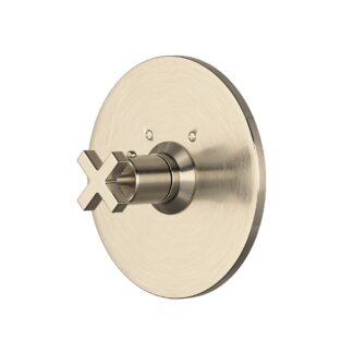 Rohl A4214XMSTN Lombardia® 3/4" Thermostatic Trim Without Volume Control - Satin Nickel
