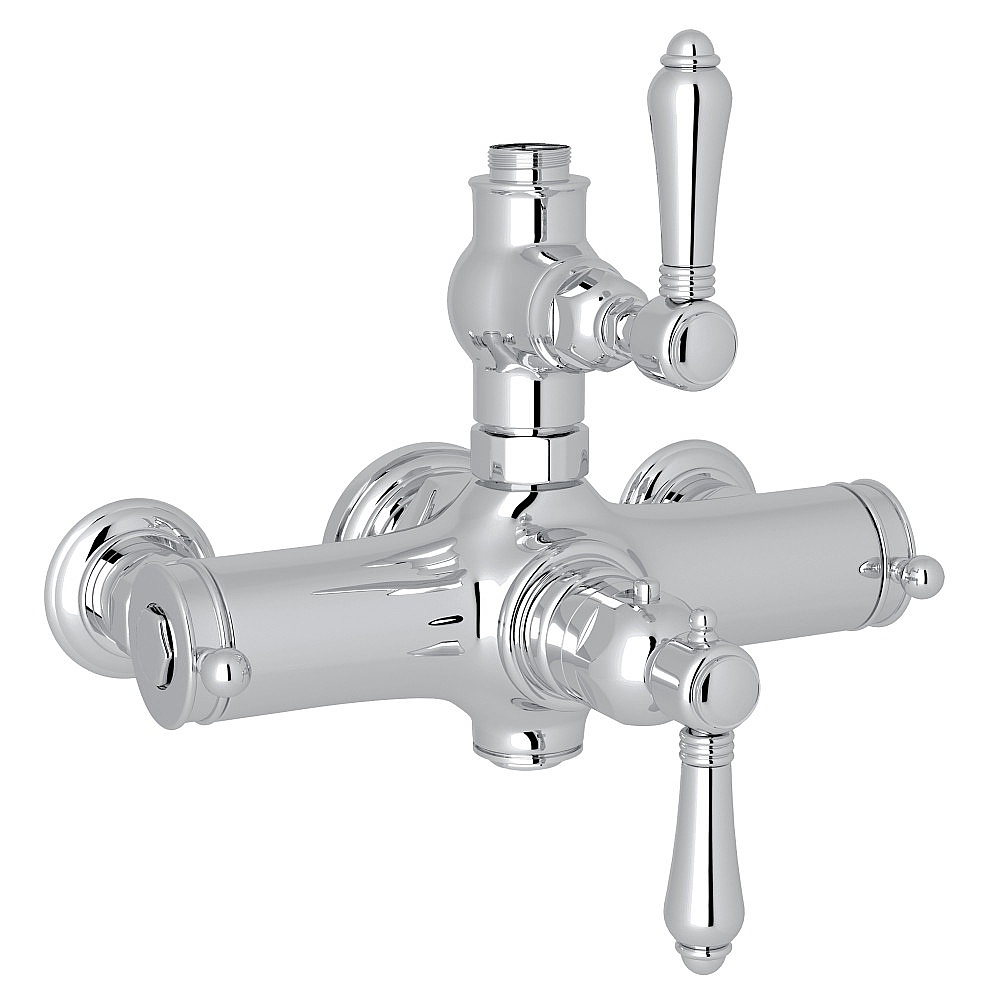 Rohl A4917LMAPC Exposed Therm Valve With Volume and Temperature Control - Polished Chrome