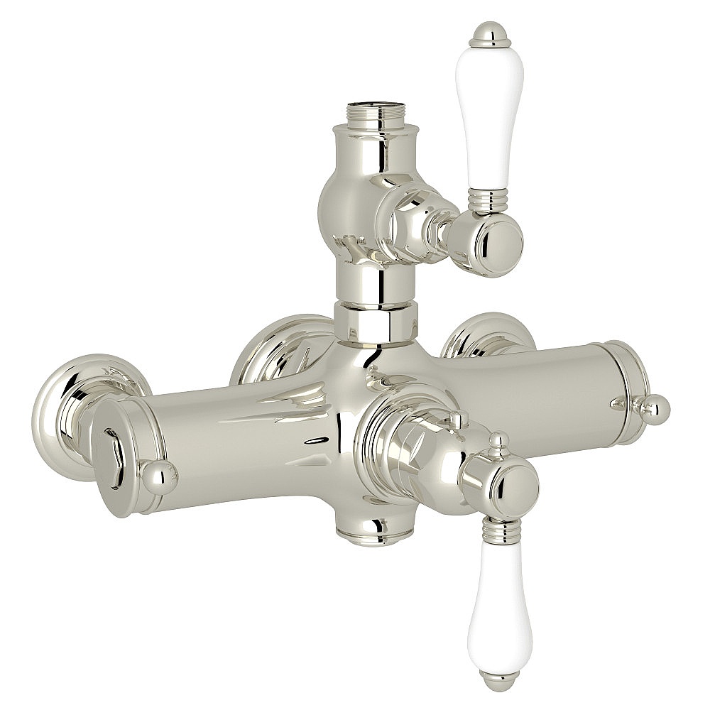 Rohl A4917LPPN Exposed Therm Valve With Volume and Temperature Control - Polished Nickel
