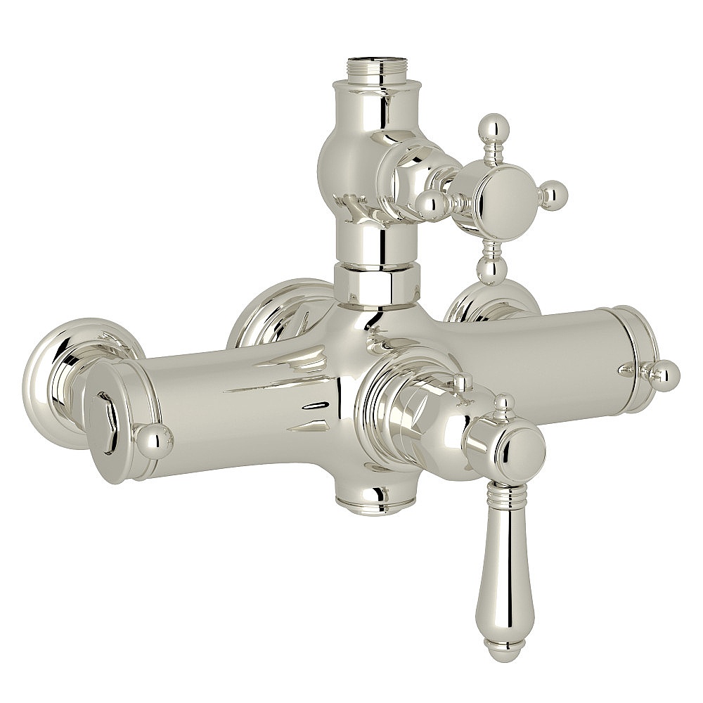 Rohl A4917XMPN Exposed Therm Valve With Volume and Temperature Control - Polished Nickel