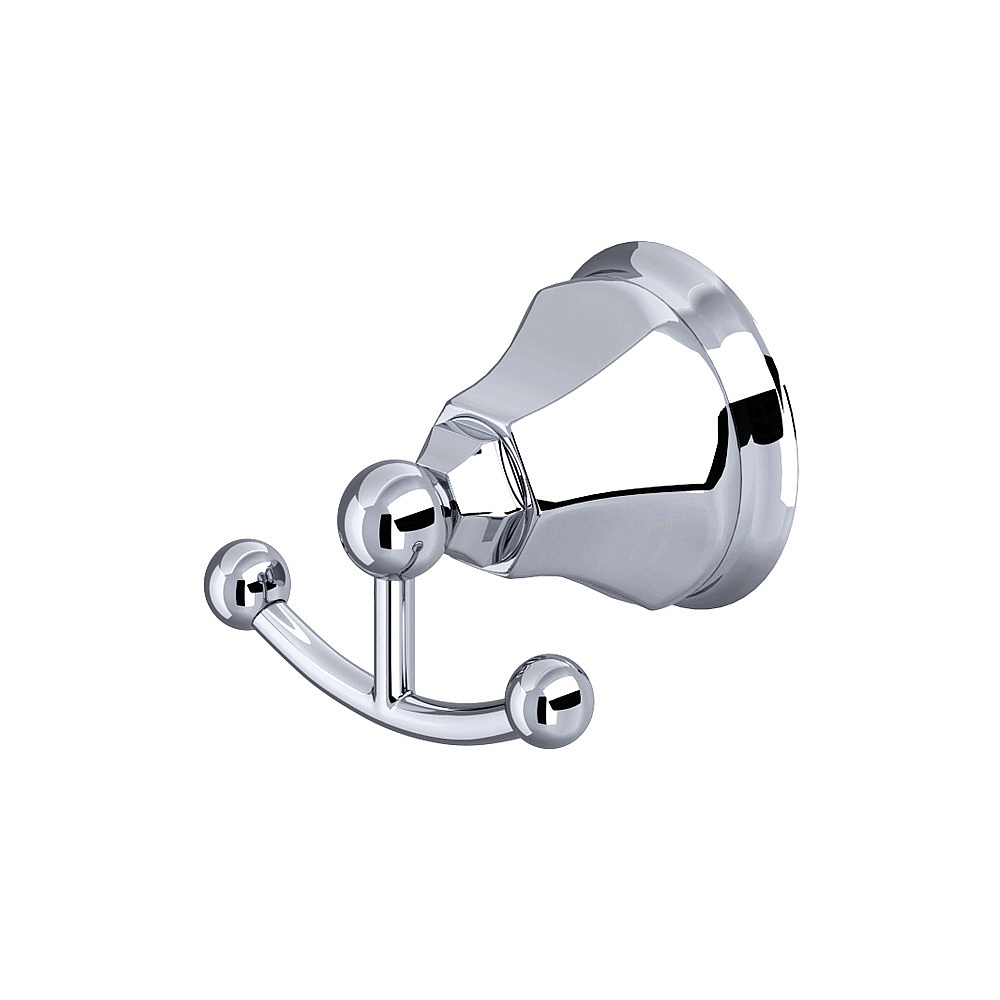 Rohl A6881APC Palladian® Double Robe Hook - Polished Chrome