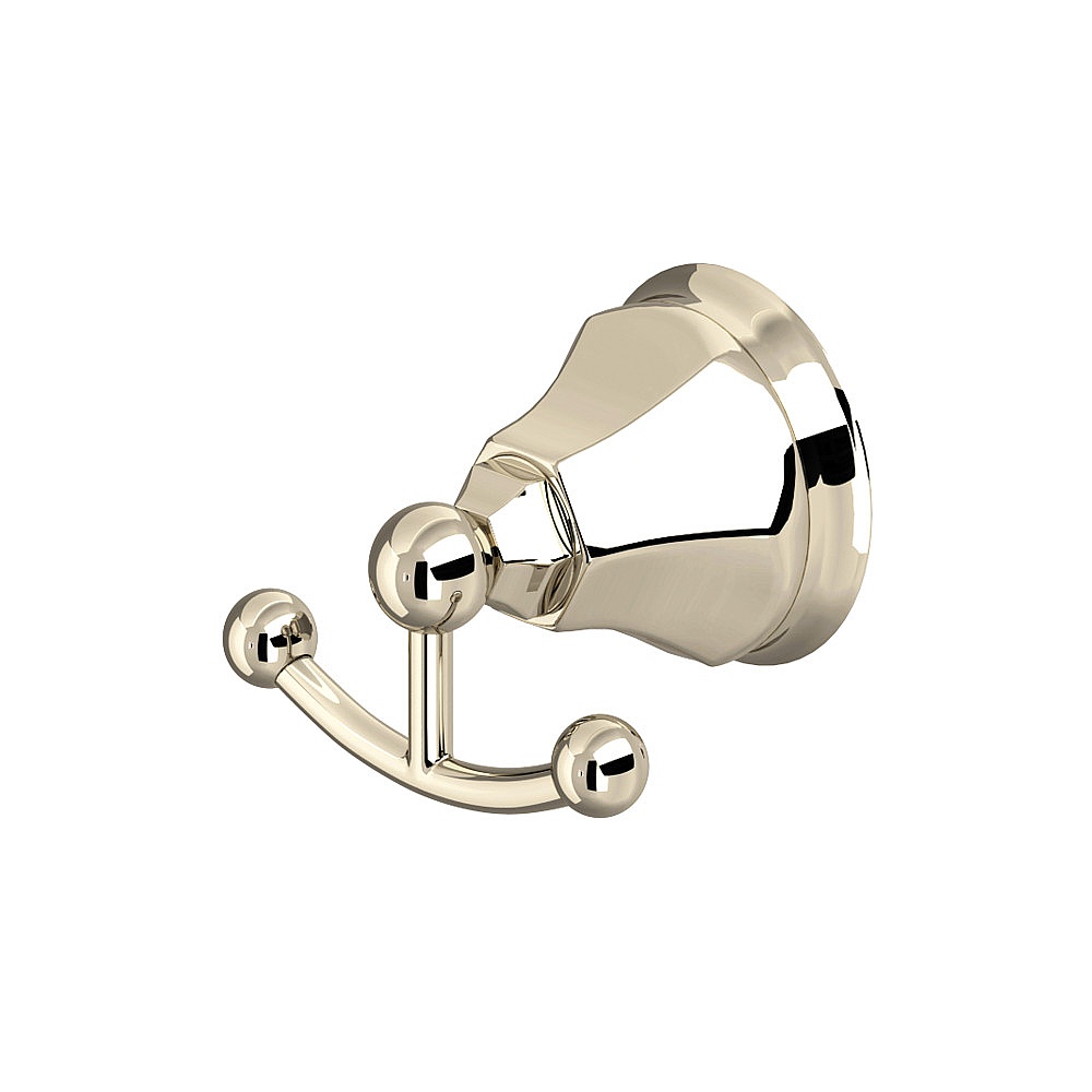 Rohl A6881PN Palladian® Double Robe Hook - Polished Nickel
