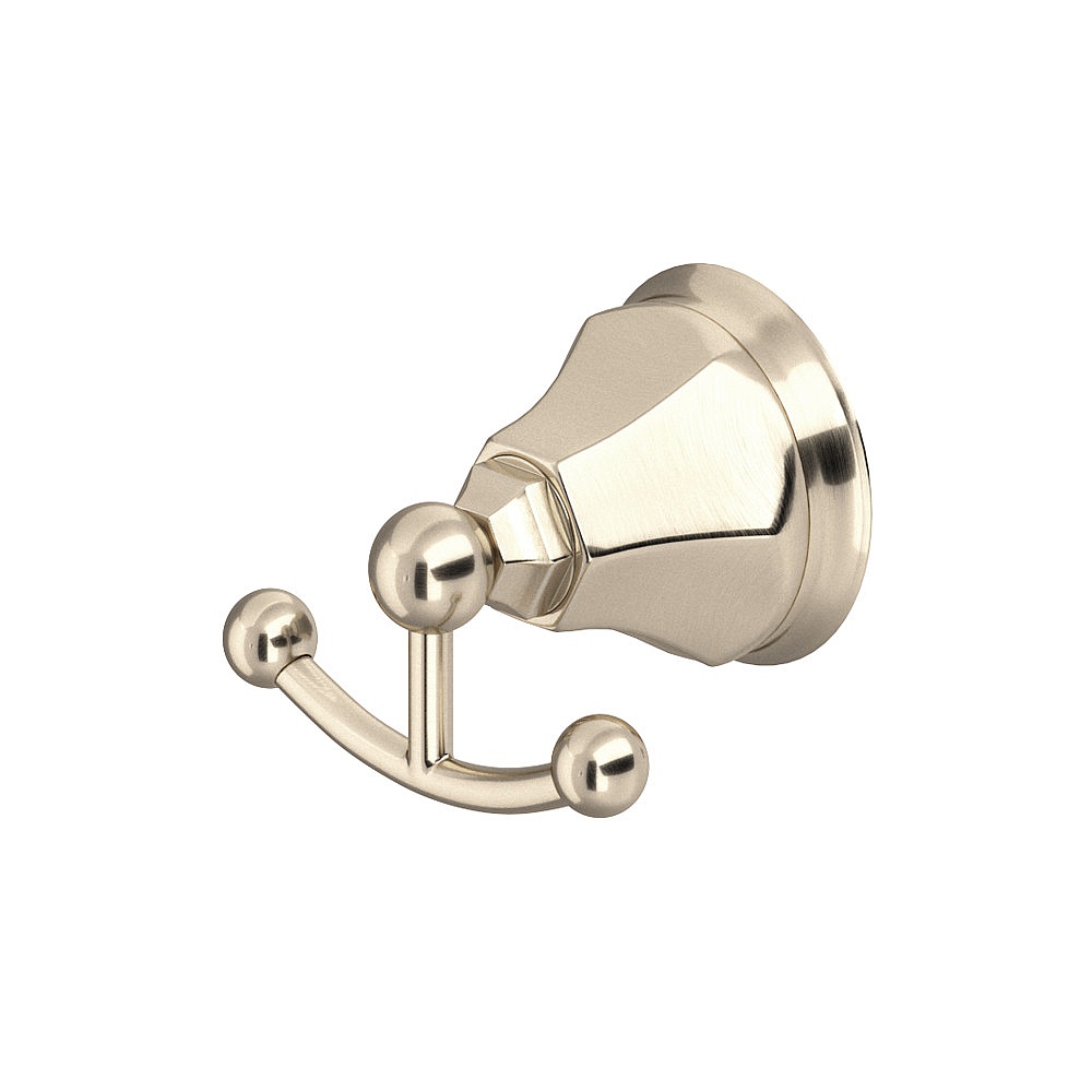 Rohl A6881STN Palladian® Double Robe Hook - Satin Nickel