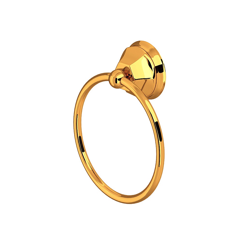Rohl A6885IB Palladian® Towel Ring - Italian Brass