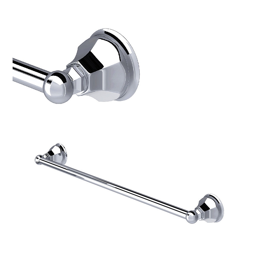 Rohl A6886/24APC Palladian® 24" Towel Bar - Polished Chrome