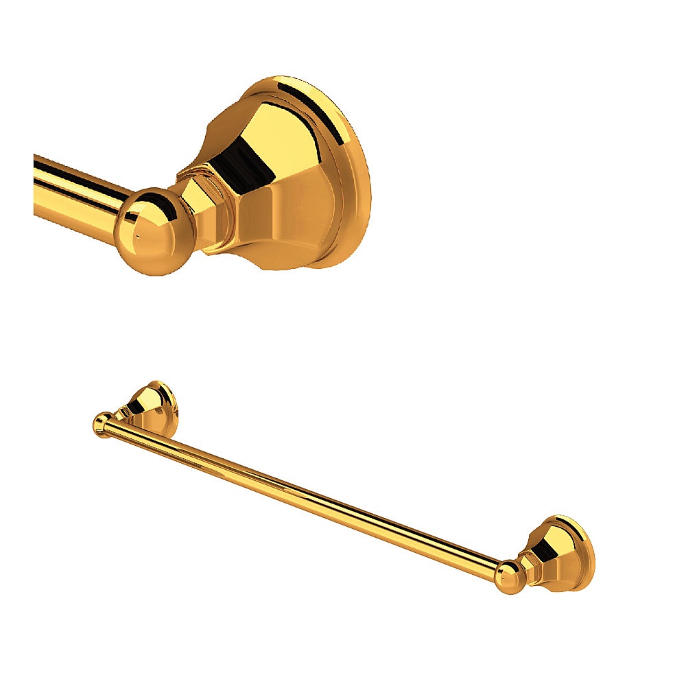 Rohl A6886/24IB Palladian® 24" Towel Bar - Italian Brass