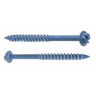 UCAN SCH14214B 1/4" x 2-1/4" RUSPRO® Coated Super SCRU-IT® Hex Washer-Head Anchor, 1500 Pack - Blue