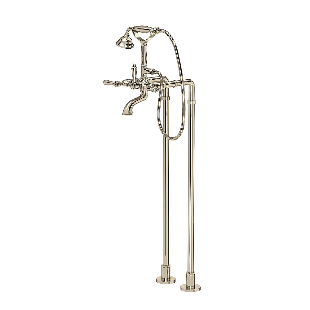 Rohl AKIT1401NLMPN Floor Mount Tub Filler - Polished Nickel