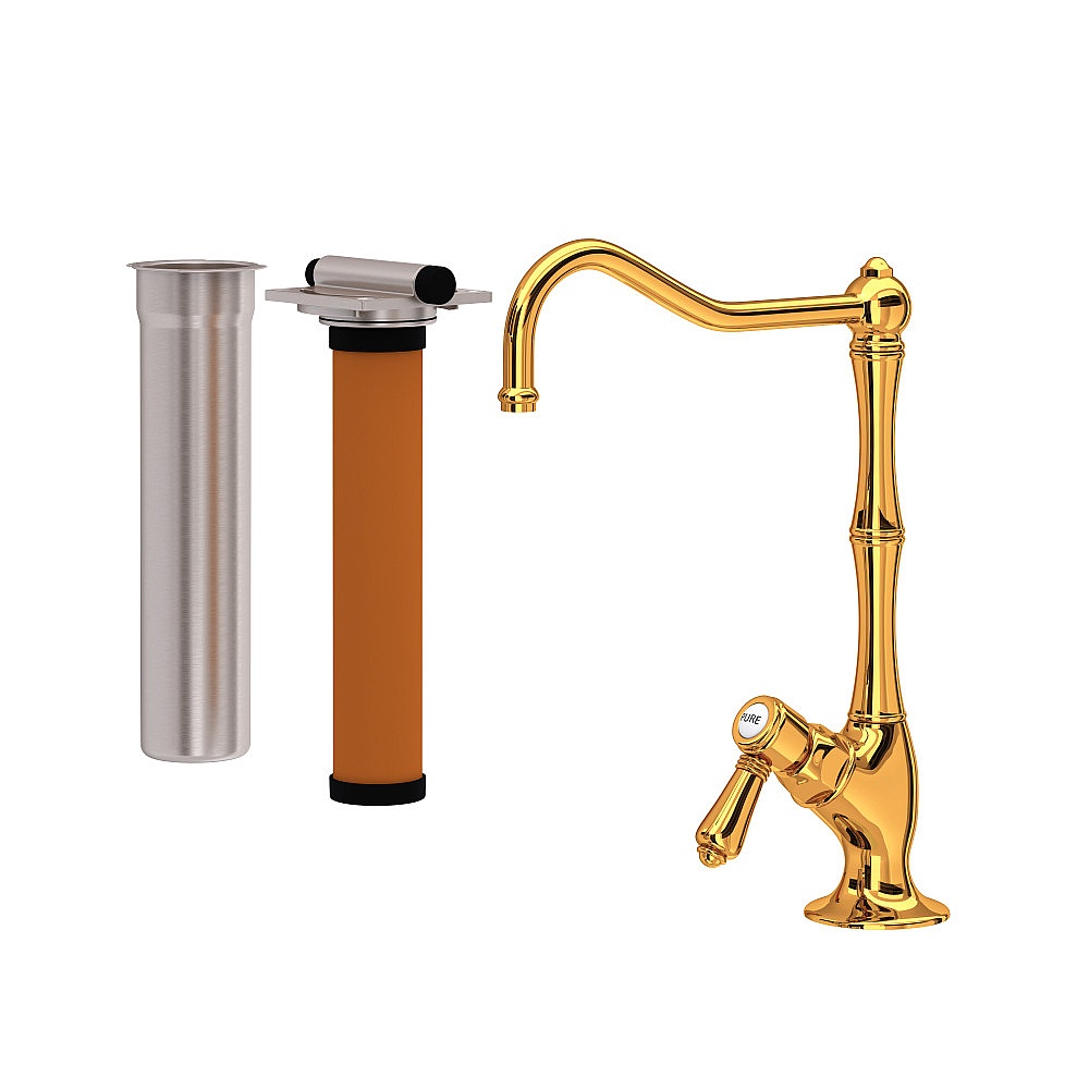 Rohl AKIT1435LMIB-2 Acqui® Filter Kitchen Faucet Kit - Italian Brass