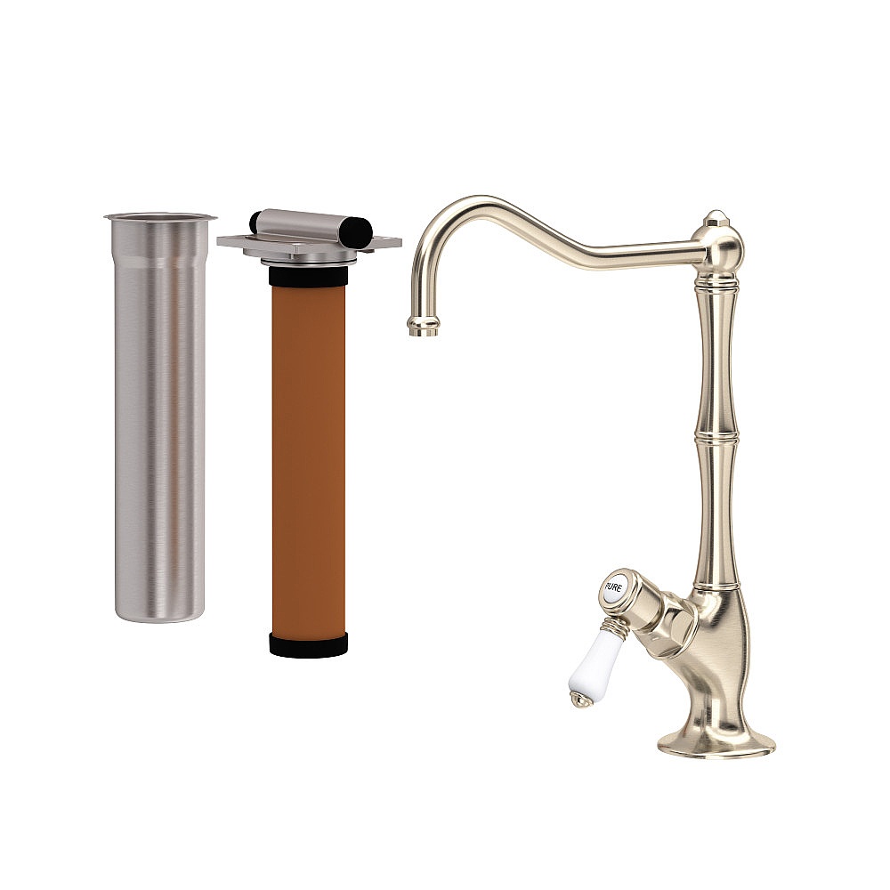 Rohl AKIT1435LPSTN-2 Acqui® Filter Kitchen Faucet Kit - Satin Nickel