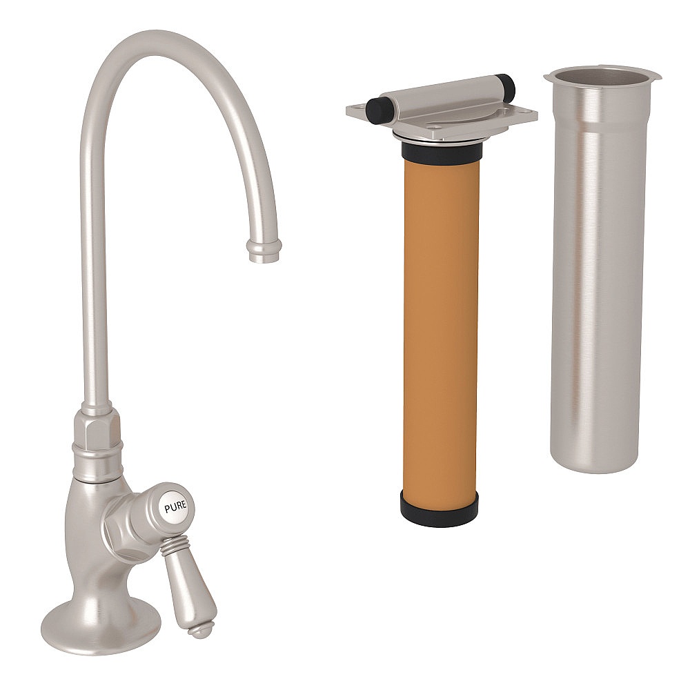 Rohl AKIT1635LMSTN-2 San Julio® Filter Kitchen Faucet Kit - Satin Nickel