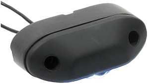 PM V290C Oval License Light, 9 to 32 V, 1-Lamp, LED Lamp, White Lamp