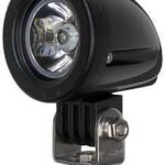 PM V901-MV Round Mini Work Light, 0.65/1.3 A, 12/24 V, 4-Lamp, LED Lamp, 700 Lumens Lumens, Black