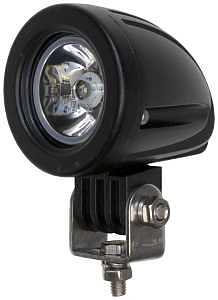 PM V901-MV Round Mini Work Light, 0.65/1.3 A, 12/24 V, 4-Lamp, LED Lamp, 700 Lumens Lumens, Black