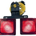 PM V944 Stop/Turn/Tail and Side Marker Kit, LED Lamp, Red Light, Red Housing