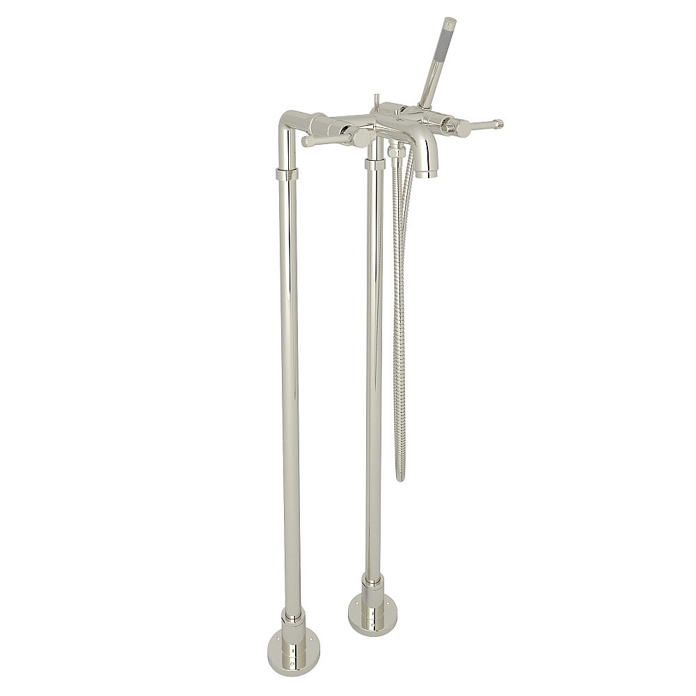 Rohl AKIT3302NILPN Campo™ Floor Mount Tub Filler - Polished Nickel
