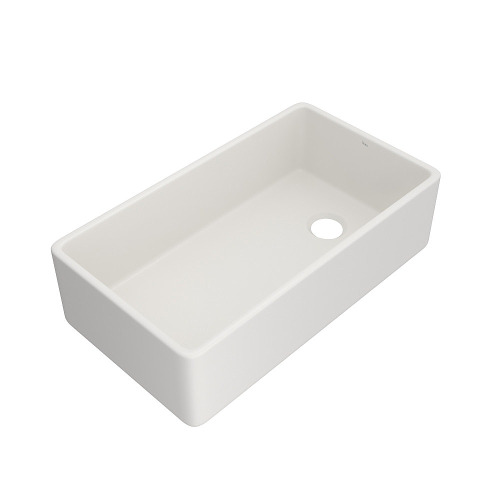 Rohl AL3620AF168 Allia™ 36" Fireclay Single Bowl Farmhouse Apron Front Kitchen Sink - Pergame