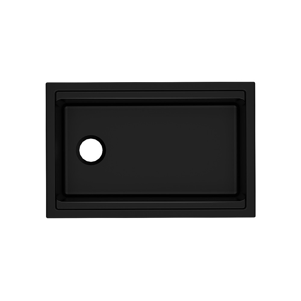 Rohl ALUM3019WS63 Allia™ 30" Fireclay Undermount Chef/Workstation Sink - Satin Black