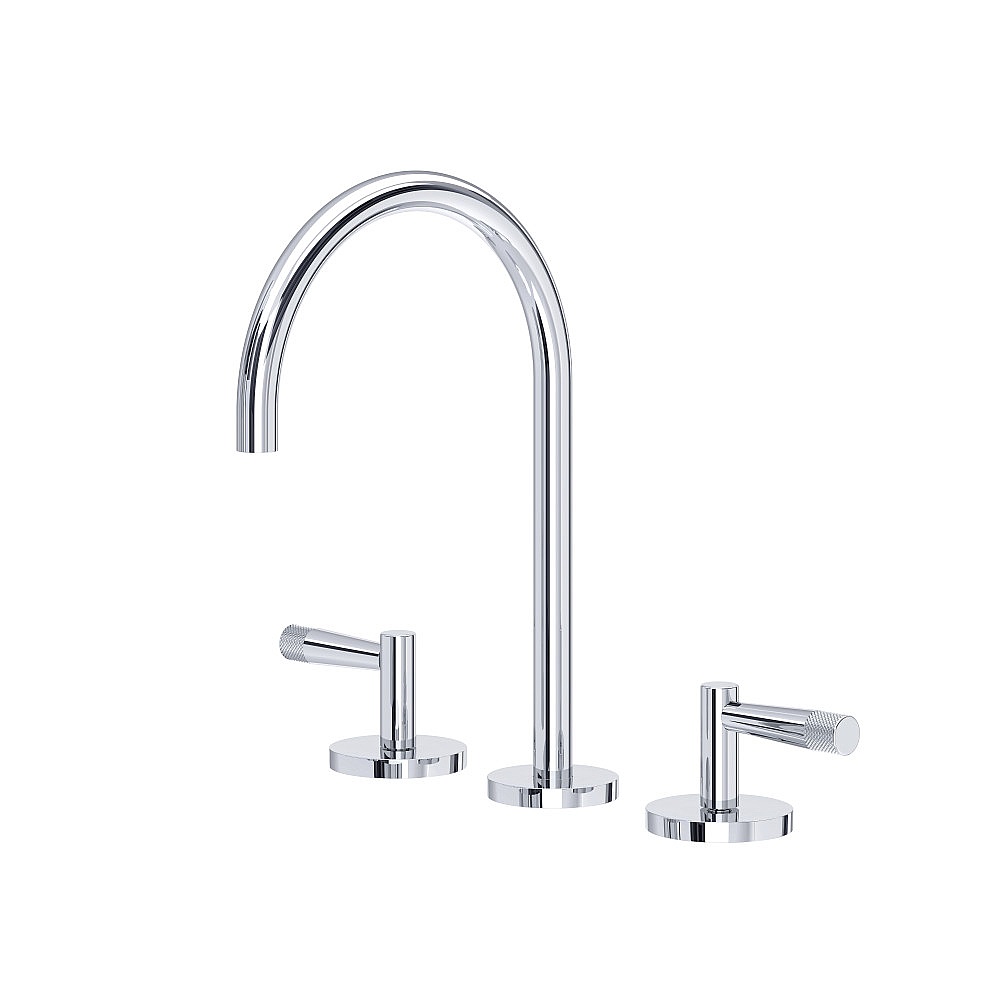 Rohl AM08D3LMAPC Amahle™ Widespread Lavatory Faucet With C-Spout - Polished Chrome