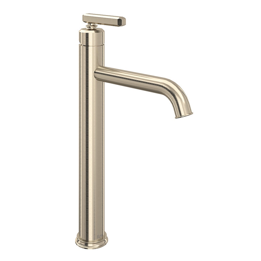 Rohl AP02D1LMSTN Apothecary™ Single Handle Tall Lavatory Faucet - Satin Nickel