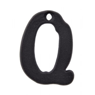 Richelieu 1040189 2" Rustic Letter "Q" - Black