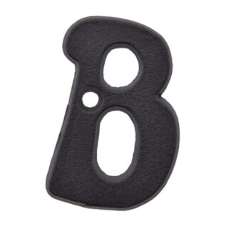 Richelieu 1040014 2" Rustic Letter "B" - Black