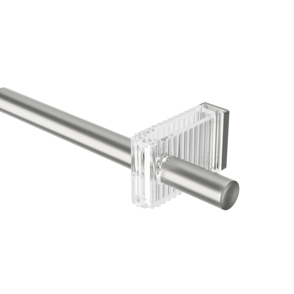 Umbra 1023440-411 Flute Curtain Rod - Nickel/Steel