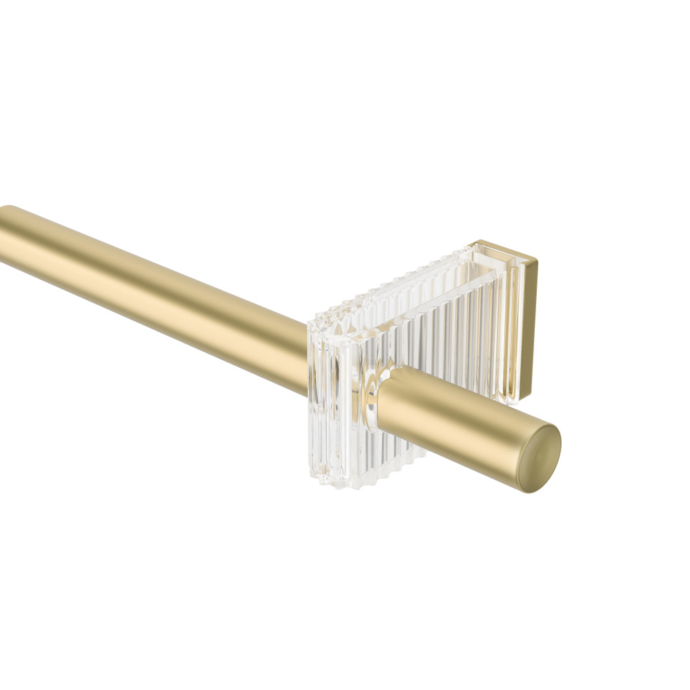 Umbra 1023440-240 Flute Curtain Rod - Gold