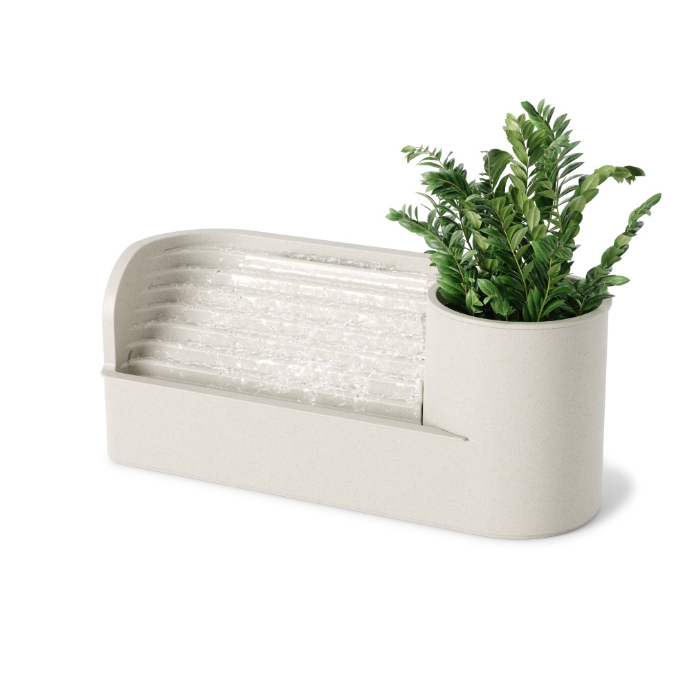 Umbra 1019510-1313 Stream Tabletop Water Fountain - Sand