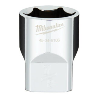 Milwaukee 45-34-9106 1/2" Drive 7/8" SAE 6-Point Socket with FOUR FLAT™ Sides