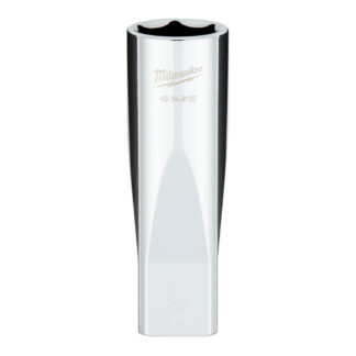 Milwaukee 45-34-9130 1/2" Drive 3/4" SAE 6-Point Deep Socket with FOUR FLAT™ Sides