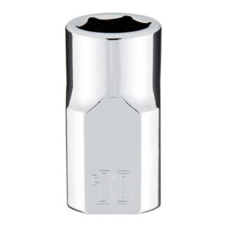 Milwaukee 45-34-9080 3/8" Drive 10mm Metric Socket with FOUR FLAT™ Sides