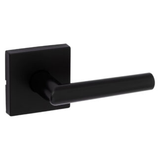 Weiser 9GLA1010-128 Milan Square Passage Lever - Matte Black