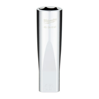 Milwaukee 45-34-9141 1/2" Drive 17mm Metric 6-Point Deep Socket with FOUR FLAT™ Sides