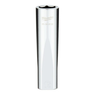 Milwaukee 45-34-9139 1/2" Drive 15MM Metric 6-Point Deep Socket with FOUR FLAT™ Sides