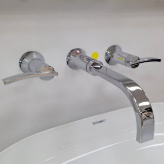 American Standard 7431451.002 Boulevard 2-Handle Wall Mount Bathroom Faucet 1.2 gpm/4.5 L/min with Lever Handles