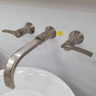 American Standard 7431451.295 Boulevard 2-Handle Wall Mount Bathroom Faucet - Brushed Nickel