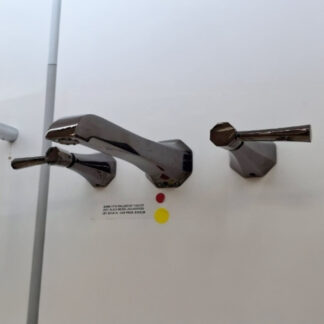 Aquabrass 53N29-270 Otto Wallmount Faucet + ABFP90073 Rough-In - Black Nickel