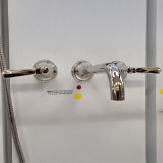 Aquabrass 83529200 Vittorio Wallmount Faucet + 83029 Rough-in - Polished Nickel