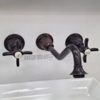 Rubinet T1GRVCOBOB Raven Wallmount Lavatory Faucet Trim - Oil Rubbed Bronze