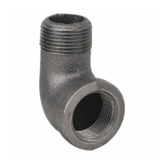 Schultz 5520-307 1-1/2" x 90° Street Elbow - Black