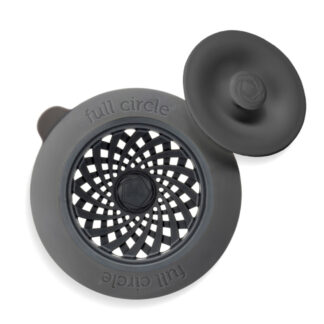 Full Circle 3416402GY SINKSATIONAL™ Sink Strainer - Grey