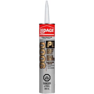 LePage 1421925 PL9000 Construction Adhesive, 300mL