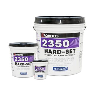 Roberts 2350RB004 Hard-Set Resilient Flooring Adhesive, 378L