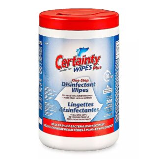 Certainty 96200R Disinfecting Wipes, 200 Pack