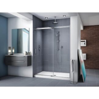 Fleurco NAS60-11-40-75 Apollo 60"x75" In-Line Shower Door - Chrome