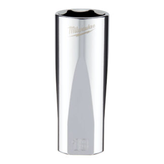 Milwaukee 45-34-0118 3/8" Drive 18mm Metric Deep Socket with FOUR FLAT™ Sides