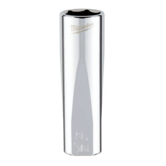 Milwaukee 45-34-5625 3/8" Drive 9/16" SAE Deep Socket with FOUR FLAT™ Sides