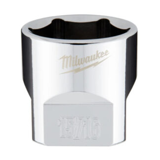 Milwaukee 45-34-9071 3/8" Drive 15/16" SAE Socket with FOUR FLAT™ Sides